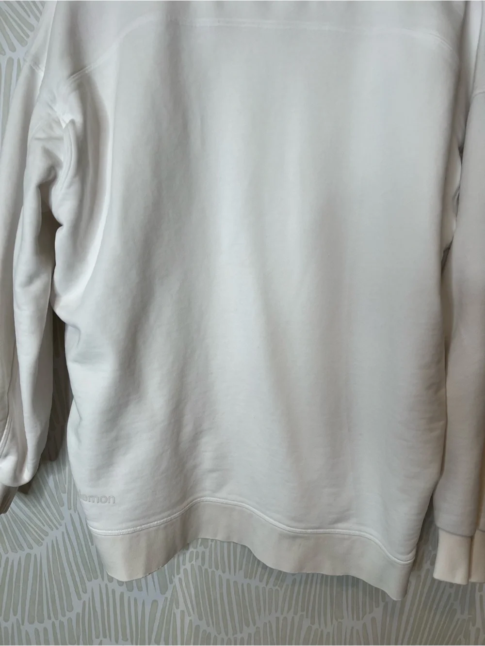Lululemon Perfectly Oversized Crew in off white